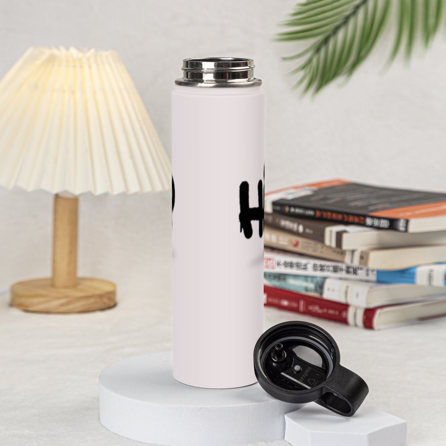 25 OZ Tumbler With Handle And Flip Straw