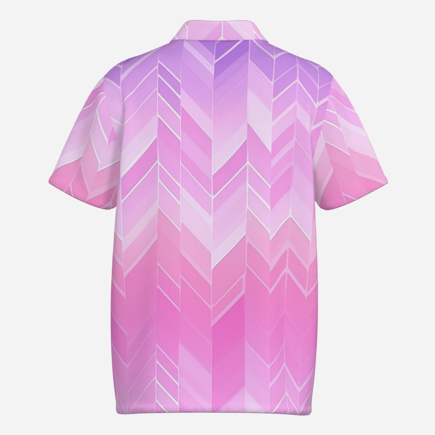 All-Over Print Men's Polo Shirt Separate Lapel Design-Brushed Milk Silk 200 GSM
