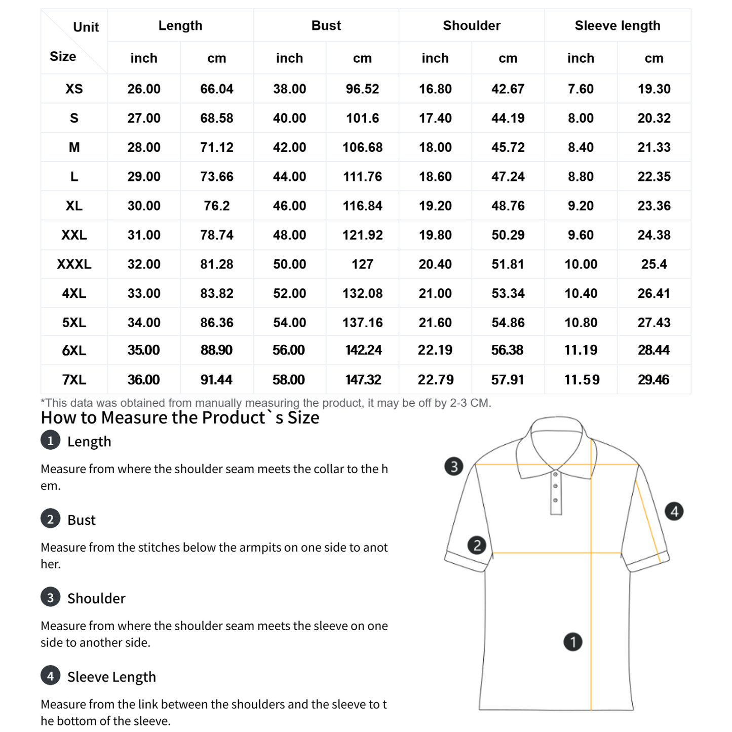All-Over Print Men's Polo Shirt Golf Jersey Quick Dry-Black Button & Thread Collar