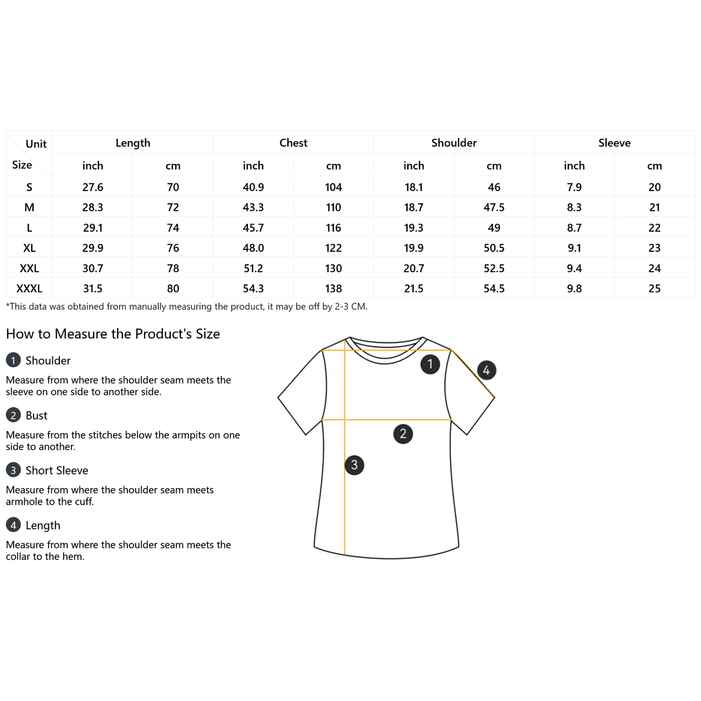 All-Over Print Men's T-Shirt O Neck-Imitation Cotton 170 GSM