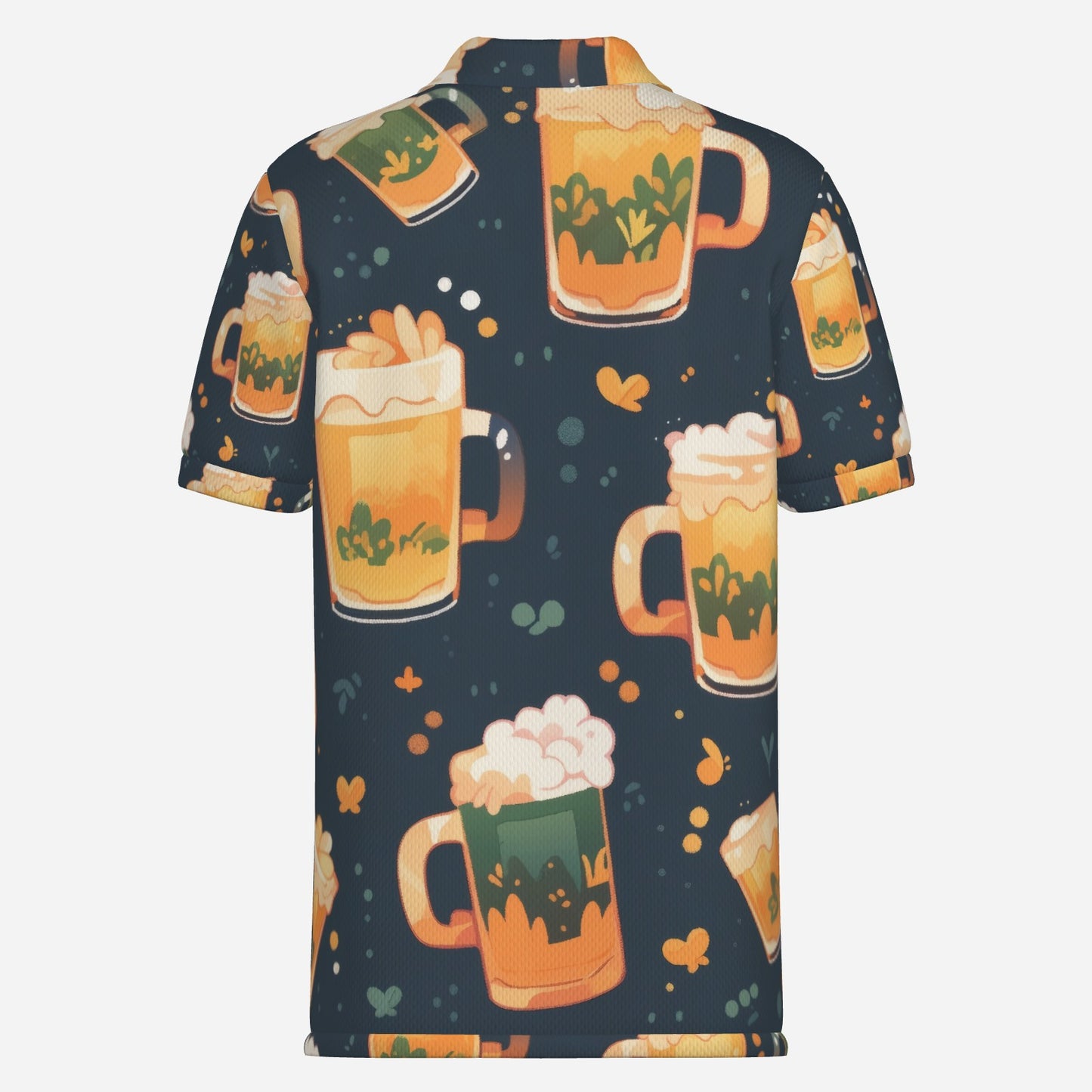 All-Over Print Men's Short Sleeve POLO Shirt With Pocket-Mi Tong Mesh 140 GSM