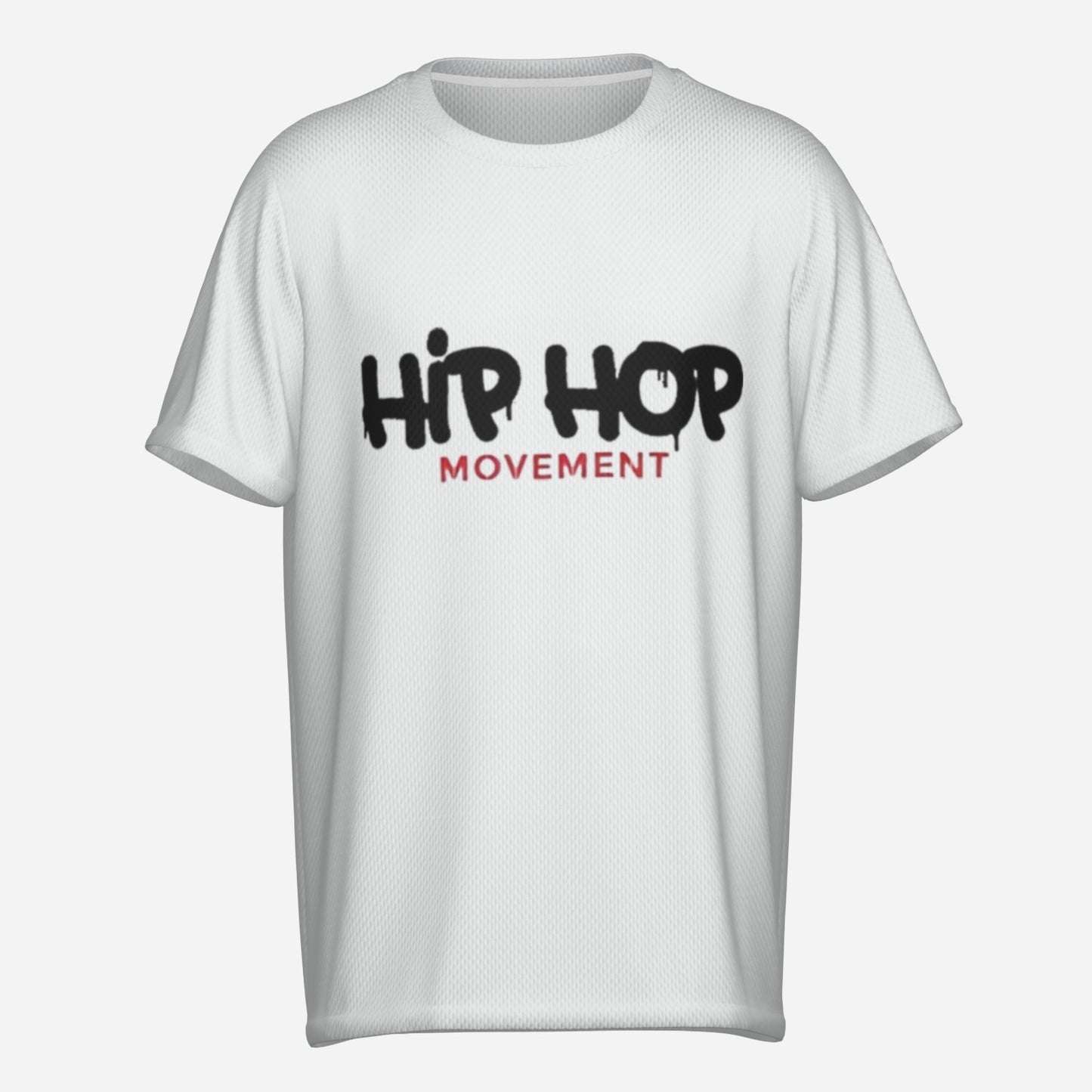 All-Over Print Men's O Neck T-Shirt-Reinforced Neckline-Mi Tong Mesh 140 GSM