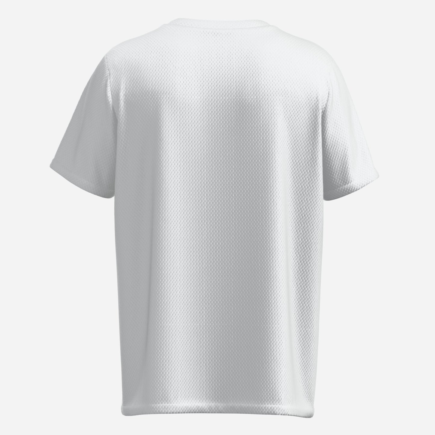 All-Over Print Men's O Neck T-Shirt-Reinforced Neckline-Mi Tong Mesh 140 GSM